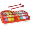 2 In 1 Xylophone/Piano With Music Sheet Songbook