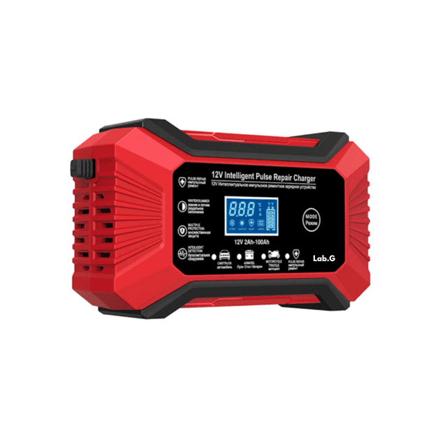 Cargador de Baterías 12V Lab.G Rojo