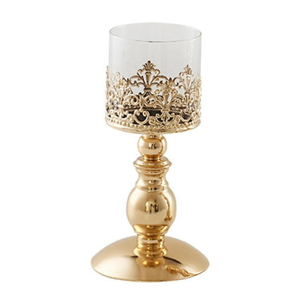 Portavelas decorativo para meditación, candelabro de madera coleccionable para velas. El 13x26cm