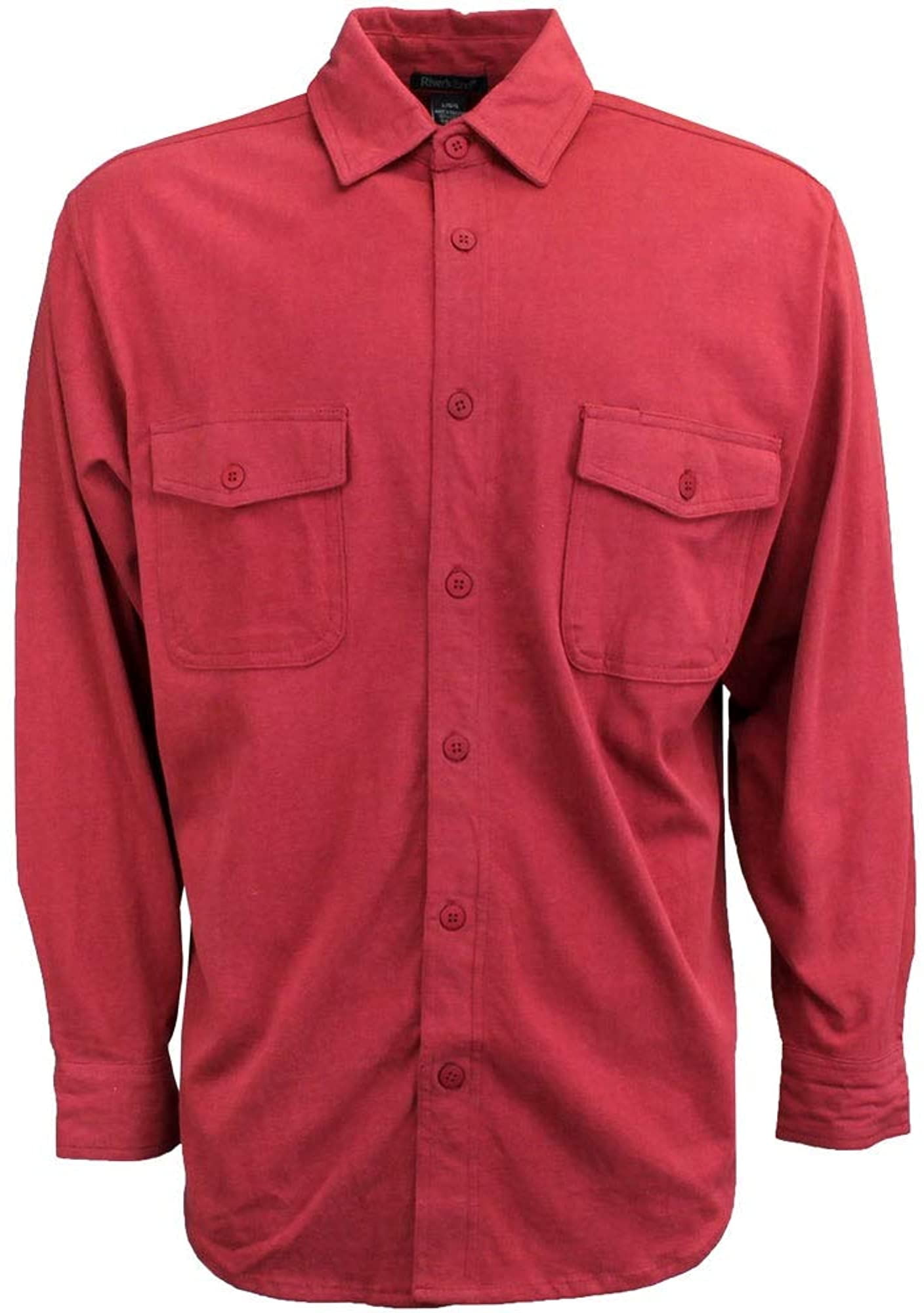 Mens Chamois Shirt Top Casual Shirt 