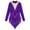 Purple, variant on Linjinx Womens Tassel Latin Dance Dress Long Sleeve Leotard Salsa Jazz Tango Performance Bodysuit Blue L