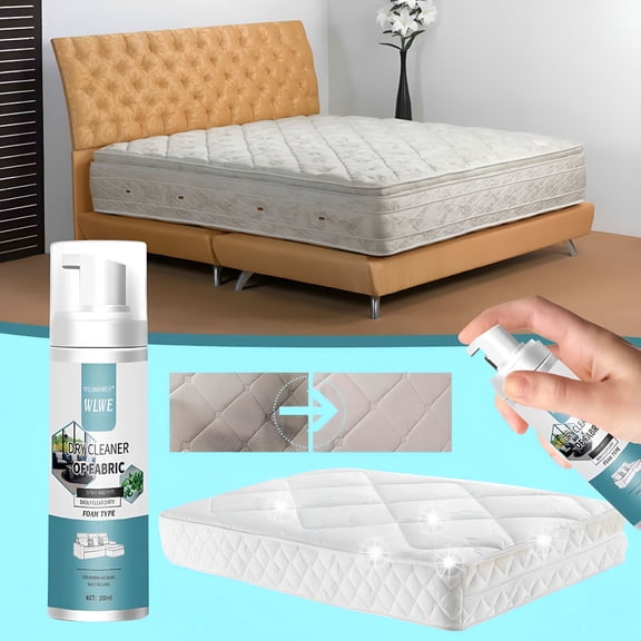 RAGUPEL Cleaning Spray Fabric Sofa Cleaning Foam Mattress Decontamination-Free Washable Carpet Dry Cleaner Stubborn Stain Cleaner 200ml