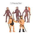 thumbnail image 4 of Inteprter 1 Juego de figuras primitivas, modelos de hombre de las cavernas, juguetes de aprendizaje, ciclo de crecimiento de construcción Juegos de teclado y mouse para computadora, 4 of 6