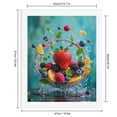 thumbnail image 2 of Paint by Numbers Kit for Adults, Colorful Fruit Splash Composition Paint by Numbers, Easy Paint by Numbers Kit for Adults Beginner, DIY Adult Paint by Number Kits on Canvas, 12x16in Home Decor, 2 of 7