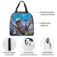 thumbnail image 4 of Disketp Sea Turtle Swims for Insulated Lunch Bag for Women and Men, Perfect for Work, Hiking, Picnic, 4 of 8