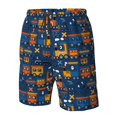 thumbnail image 4 of Fotbe Funny Steam Train Trajes de Baño Estampados para Hombre, Shorts de Verano de Secado Rápido, Ropa de Playa, Bañadores-XX-Large, 4 of 6