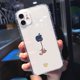 thumbnail image 1 of Funda de teléfono con diseño de gatos para IPhone, carcasa transparente de ratón para modelos 11, 12, 14, 13 Pro MAX, Mini, XR, XS Max, X, SE2, 7, 8, 14Plus, 1 of 4