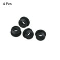 thumbnail image 3 of 4Pcs Snap Rubber Grommet Hole Plug Mount Dia 12mm ID 9mm H 10mm Seal Anti-Scratch for Cable Pipe Black, 3 of 5