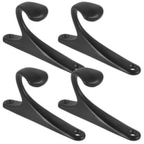 OFFIGAM Set of 4 Aluminum Alloy Vintage Style Wall-Mounted Coat Hooks for Home Decoration