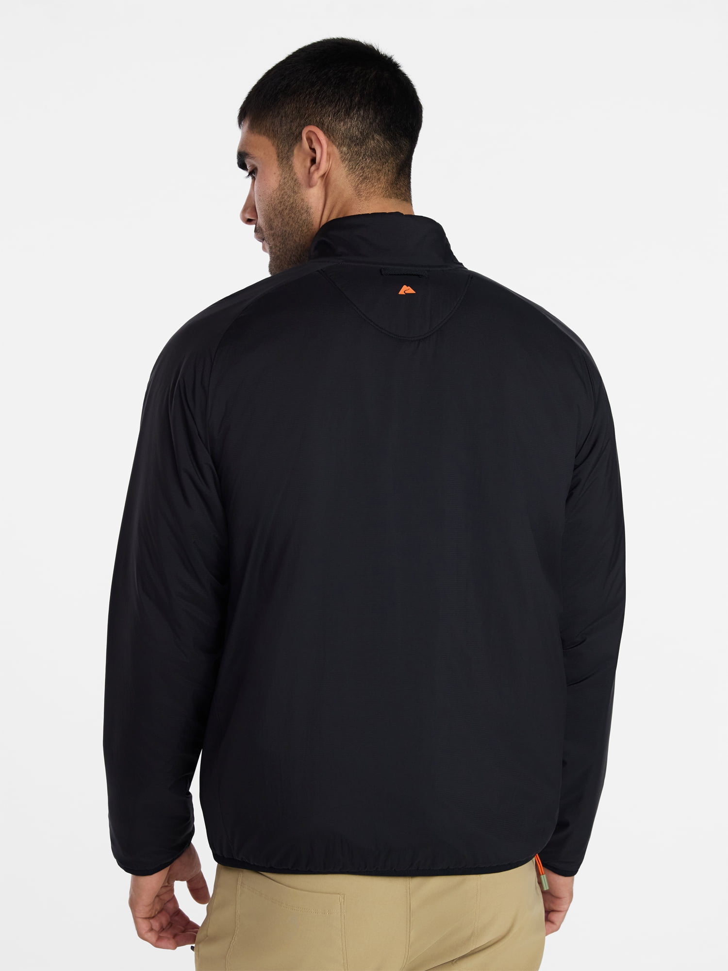 Ozark Trail Men's and Big Men's Light Insulated Nylon Zip Jacket, Sizes S-3XL