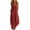 AX24-Red, variant on Womens Linen Jumpsuit Sleeveless Casual Wide Legs Flowy Rompers Baggy Button Down V Neck Summer Overalls With Pockets Red M