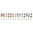 thumbnail image 1 of 14 Pcs Panneaux de Signalisation Miniatures Décoration de Table de Sable Mini Paysage Ornements, 1 of 7