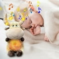 thumbnail image 5 of Breathing Stuffed Animals Breathing Stuffed Animals Bull Stuffed Relief from Anxiety Soothing to Sleep With Lights Music and Motion Early Education Doll, 5 of 9