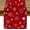 Red Christmas New Year, variant on Christmas Table Runner,Xmas Snowflakes Farmhouse Christmas Holiday Decorations Winter Table Runner Indoor Home Decor 13x36in