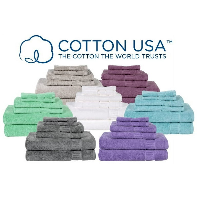 My Pillow Towels That Work 6 Piece Bath Towel Set - Navy Blue - Dutch Goat