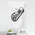 thumbnail image 1 of Bass Fish Tapestry, Bite Me Monochrome Typography Hook and the Bait Outdoor Activity Catching Art, Fabric Wall Hanging Decor for Bedroom Living Room Dorm, 5 Sizes, White Black, by Ambesonne, 1 of 1