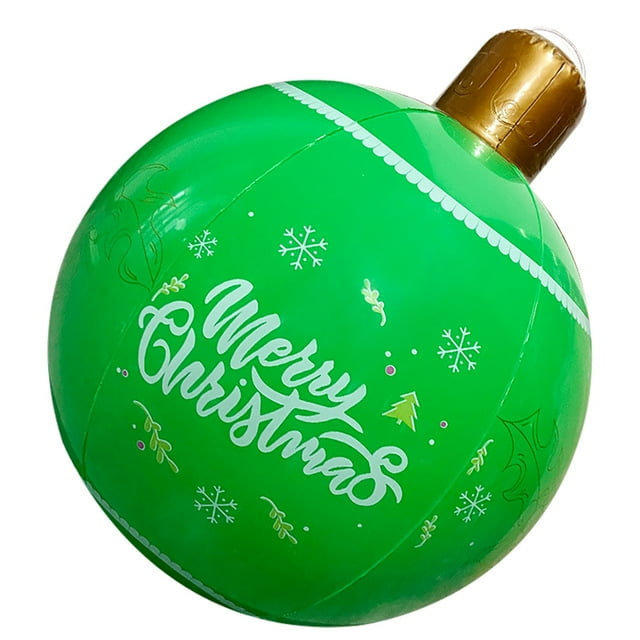 SDNall Décorations de Noël Extérieures, Décorations de Noël Intérieures, Décorations Gonflables de Noël Extérieures, Boule de Noël Gonflable Décor Extérieur - Pendentif Suspendu Accessoires de Décoration de Fête