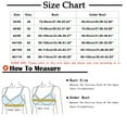 thumbnail image 2 of Xuncatan Daisy Bras for Older Women Front Closure Plus Size Bras Wireless Push Up Full Coverage Gathered Bra With Thin Cup And Adjustable Bra Soft Breathable Underwear Christmas gifts, 2 of 4