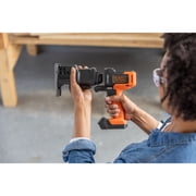 مثقاب لاسلكي Black+decker 20v، مجموعة أدوات كهربائية مكونة من 6 قطع، بطارية وشاحن متضمنان (bdcdmt1206kitc)