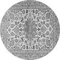 thumbnail image 1 of Ahgly Company Indoor Round Medallion Gray Traditional Area Rugs, 6' Round, 1 of 1