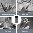 thumbnail image 5 of Knife holder, kitchenware universal knife holder, space-saving scissors slot knife holder, 5 of 5