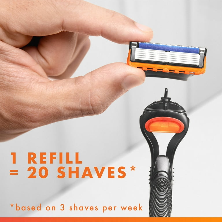 Gillette Fusion Razor Bundle with 13 Blade Cartridge Refill