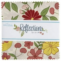 Reflections Riley Blake Stacker by Lauren Brewer; 42 - 5" Precut Fabric Quilt Squares