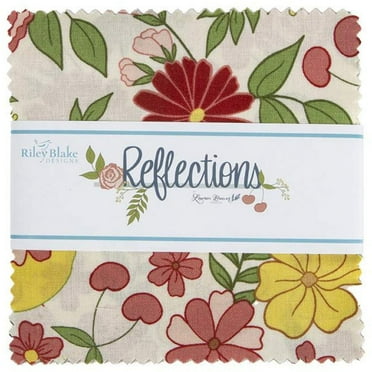 Reflections Riley Blake Stacker by Lauren Brewer; 42 - 5" Precut Fabric Quilt Squares
