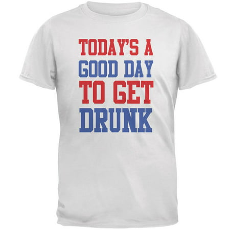 4th of July Good Day To Get Drunk Mens T Shirt