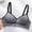 Black, variant on Women Wireless Bra Teen Seamless Padded Wireless Bust Lift Comfy Everyday Bra