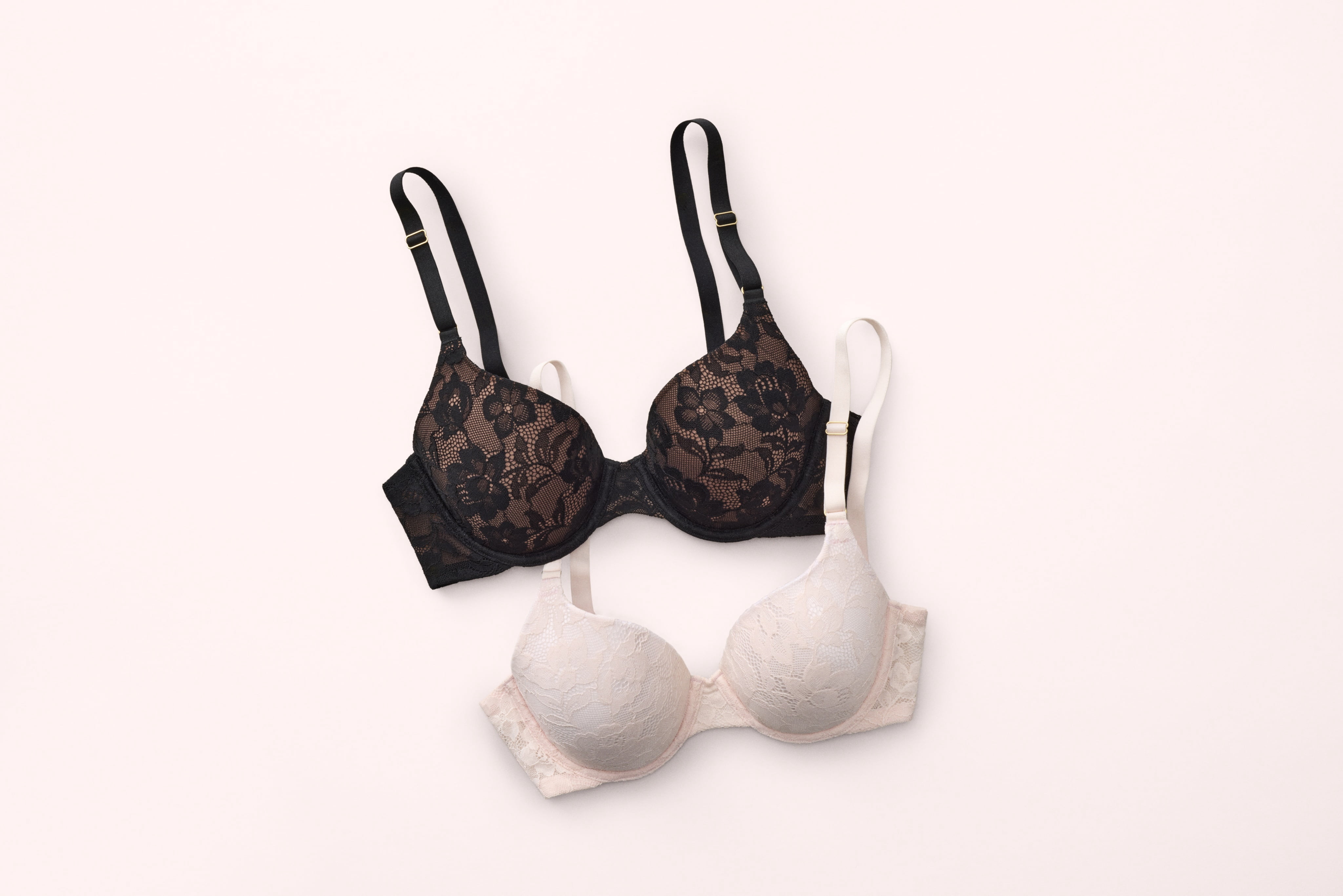Joyspun Women's Lace T-Shirt Bra, Sizes 32A-40DDD