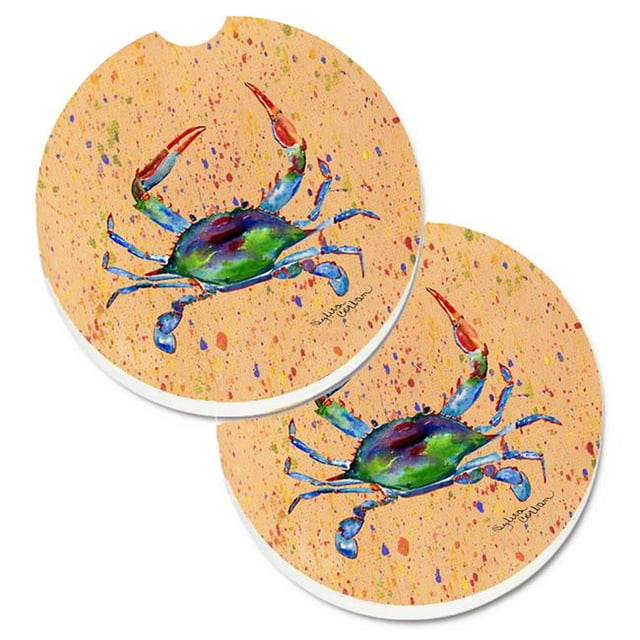 Ensemble de Sous-Verres de Voiture Porte-Gobelets Crabe