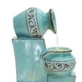 thumbnail image 6 of LuxenHome Light Blue 4-Tier Ornate Jugs 2.5-Feet Tall Outdoor Polyresin Fountain with Lights, 6 of 10