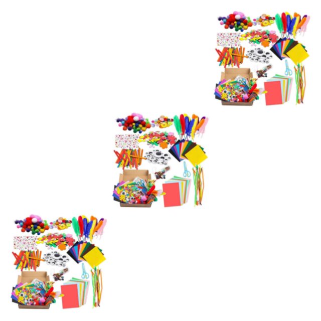 Wosthever Kids DIY Crafts Supplies Kids Craft Art Kit Supply for Kids Boys Girls Type1 NO1