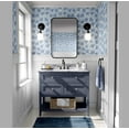 thumbnail image 2 of S4Sassy Peel & Stick Vinyl Wallpaper, Chic Ginkgo Leaf Wallpaper Contact Paper Waterproof- Blue,25"x240", Removable Wall Covering for Home Decor in Bedrooms & Living Areas, Renter Spaces, Cabinet, 2 of 8