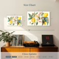 thumbnail image 3 of Elephant Stock Citrus Summer I Wall Art - Horizontal Multi Panel Canvas - Dining Room Wall Decor - Food And Drink Multi Panel - Beige And Gold Decor By Kristy Rice - 23" x 14", 3 of 4