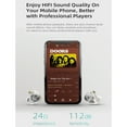 thumbnail image 6 of KZ EDX Pro in Ear Monitors with Microphone KZ IEM Earphones Dual DD HiFi Stereo Sound Wired Earphones Noise Cancelling Earbuds for Musicians Singer Audiophiles (Black, with Mic), 6 of 7