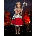 thumbnail image 3 of IDOPIP Halloween Tutu Dress for Baby Girls Pumpkin Witch Princess Party Dresses Ruffle Tulle Dress up, 3 of 9