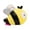 Yellow, variant on Interactive Bouncing Bug Squeaky Dog Toy, Long-Lasting Plush Spiky Ball for Puppy Teething and Fetch Training, Purple