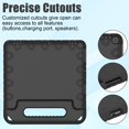 thumbnail image 5 of BMOUO Kids Case for Onn 10.1 Pro Tablet 2020 (Model: 100003562),Shockproof Light Weight Convertible Handle Stand Kids Case for Onn 10.1 inch Pro Android Tablet 2020,Black, 5 of 8