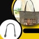 thumbnail image 4 of Sonducket Bolso de cuero PU cuerdas bandolera bandolera correas suaves accesorios de reparación decoración reemplazo DIY accesorio negro Bolsas de mensajero y de hombro Negro, 4 of 6
