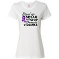 thumbnail image 3 of Inktastic Stand Up Speak out About Domestic Violence Women's T-Shirt, 3 of 5