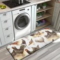 thumbnail image 3 of White Chicken Breed Pattern Kitchen Rug Mat,Kitchen Runner Rugs Non Skid Washable,Decorative Kitchen Floor Mats for Kitchen,Sink,Laundry,17"x47.2", 3 of 7