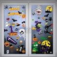 thumbnail image 2 of Pegatinas para ventanas, fiesta de Halloween, espejos estáticos, adhesivos de vidrio impermeables reutilizables para decoración de festivales 9 hojas Methold HA007618-00, 2 of 6