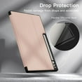 thumbnail image 6 of JETech Case for Samsung Galaxy Tab S9 Ultra 14.6-Inch with S Pen Holder, Slim Folio Stand Protective Tablet Cover, Multi-Angle Viewing (Rose Gold), 6 of 6