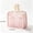 Pink, variant on Large Capacity Makeup Bag, Portable Cosmetic Storage Organizer for Travel, Women Handbag Style with Durable Material