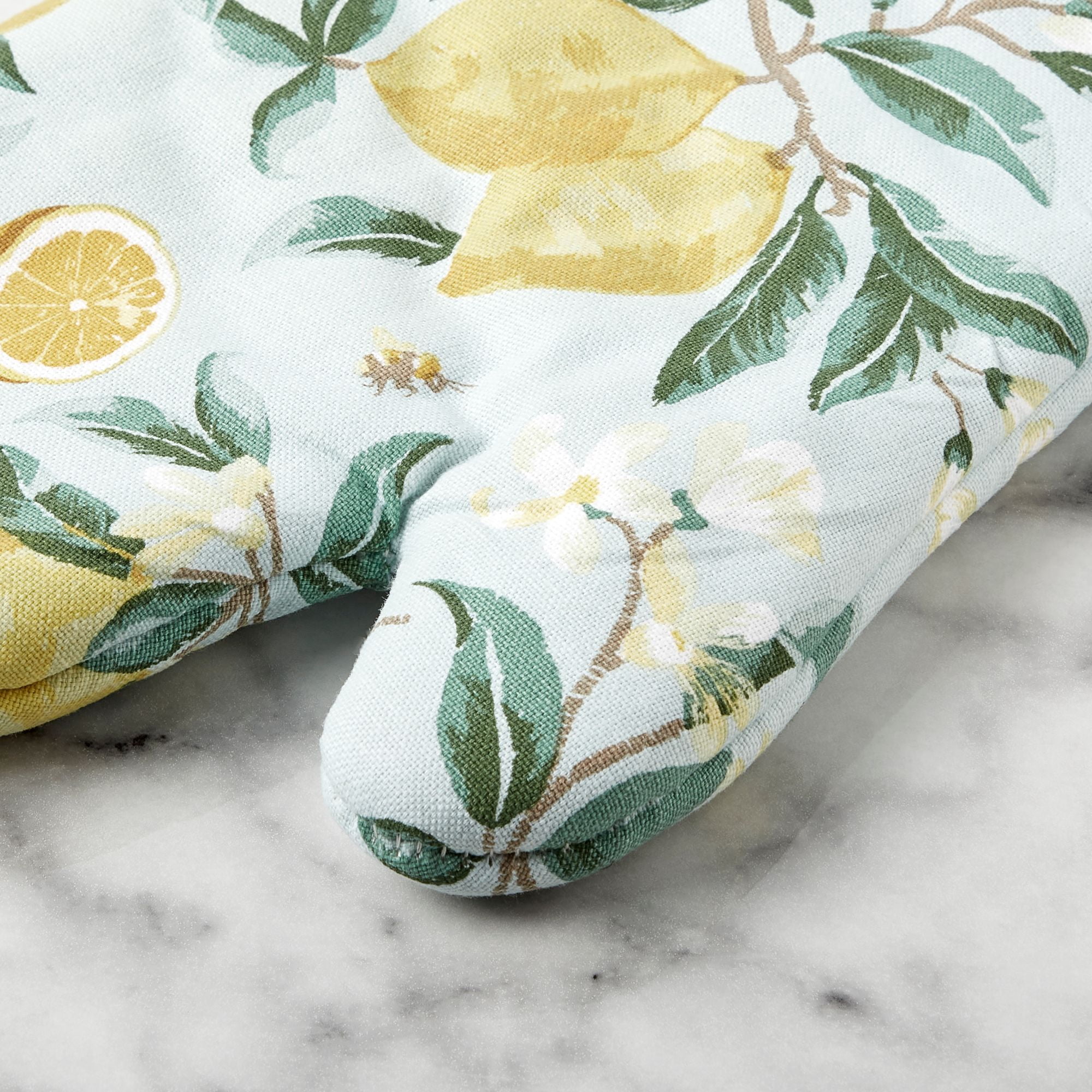 Martha Stewart Lemon Whimsy Oven Mitt Set, 2 Piece