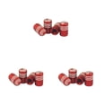 thumbnail image 1 of stanreset 4 Pcs Bouchons de Valve de Pneu de Voiture Style Klaxon Motif Drapeau Manchon de Roue Pièces de Réparation pour Accessoires de Vélo Rouge 3Ensemble, 1 of 6