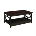 thumbnail image 3 of Convenience Concepts Town Square Coffee Table with Shelf, Espresso, 3 of 4