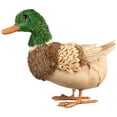 thumbnail image 3 of Northlight Woodland Duck Standing Figurine - 11.5" - Tan and Green, 3 of 8